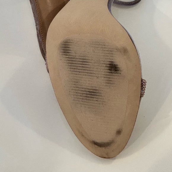 Elegant Steve Madden Sandal Womens Tecy Velvet Rhinestone Heeled Glam Event SZ11 - Picture 4 of 8